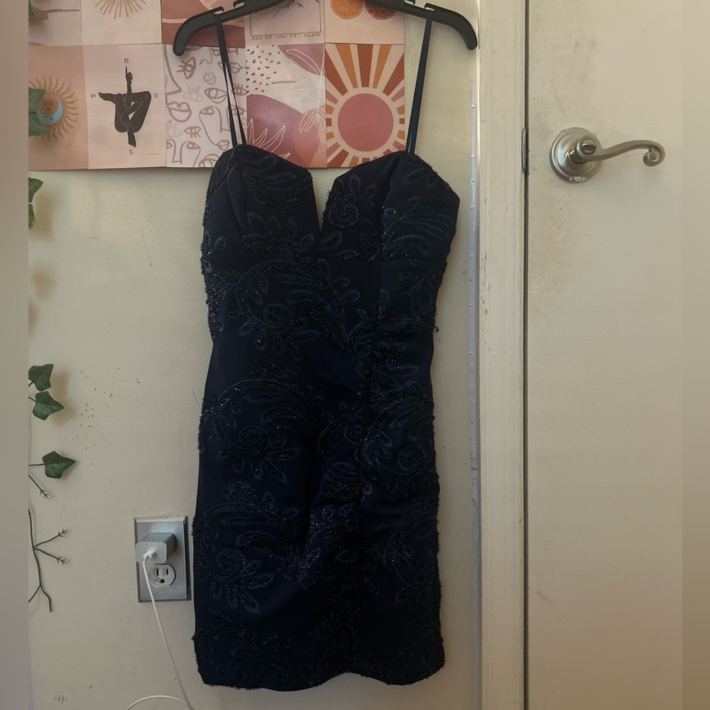 COPY - Honey and Rosie Navy Blue Dress